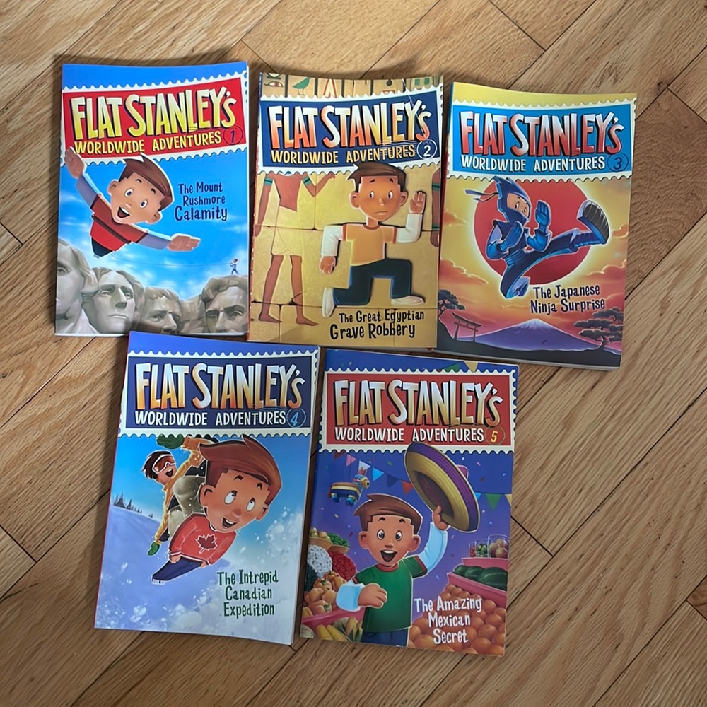 Flat Stanley Books 1 through 5